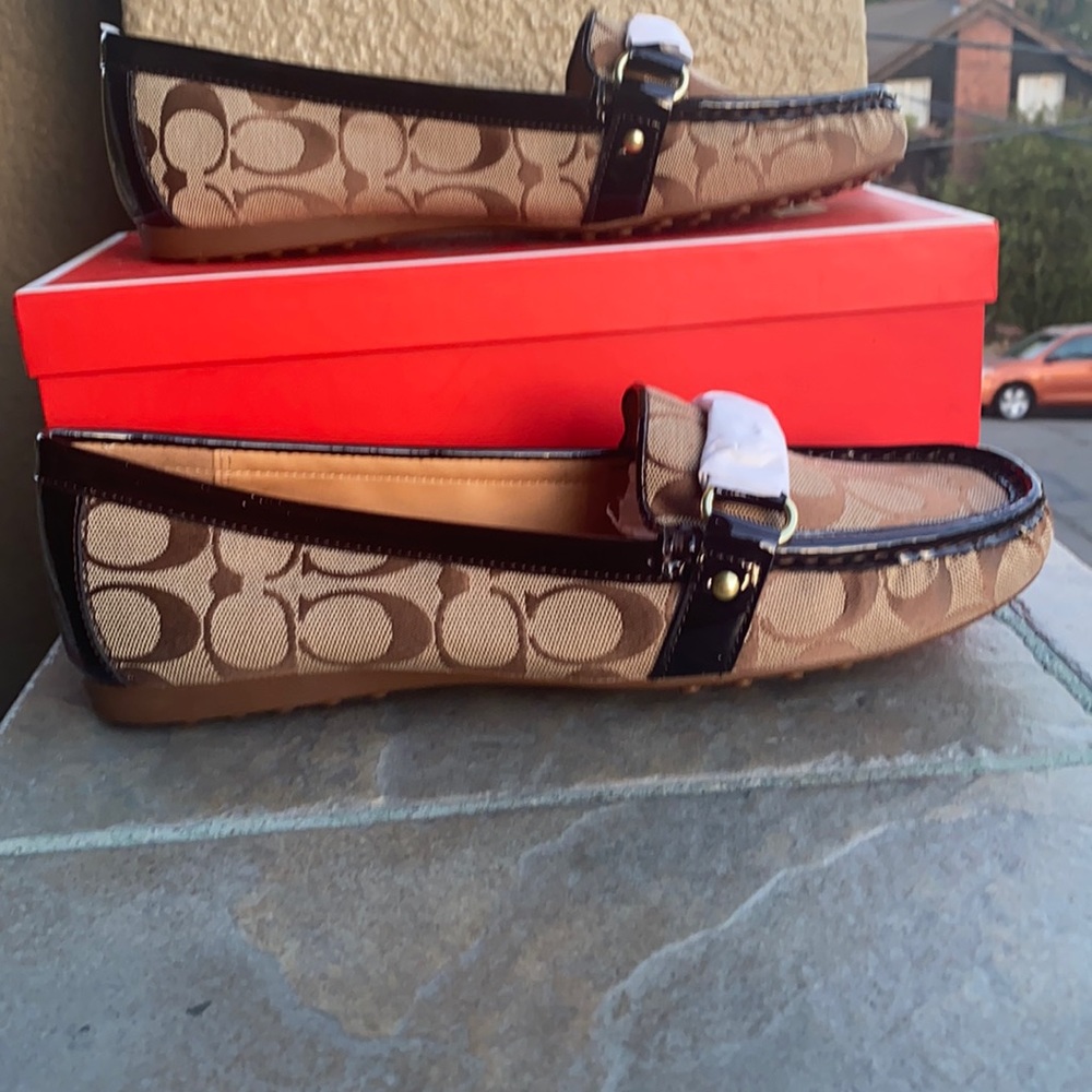 I’m selling a size 11 brown coach flat